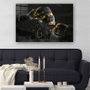 Wallity Cuadro Decorativo de Vidrio Templado Multicolor 70 x 100 cm